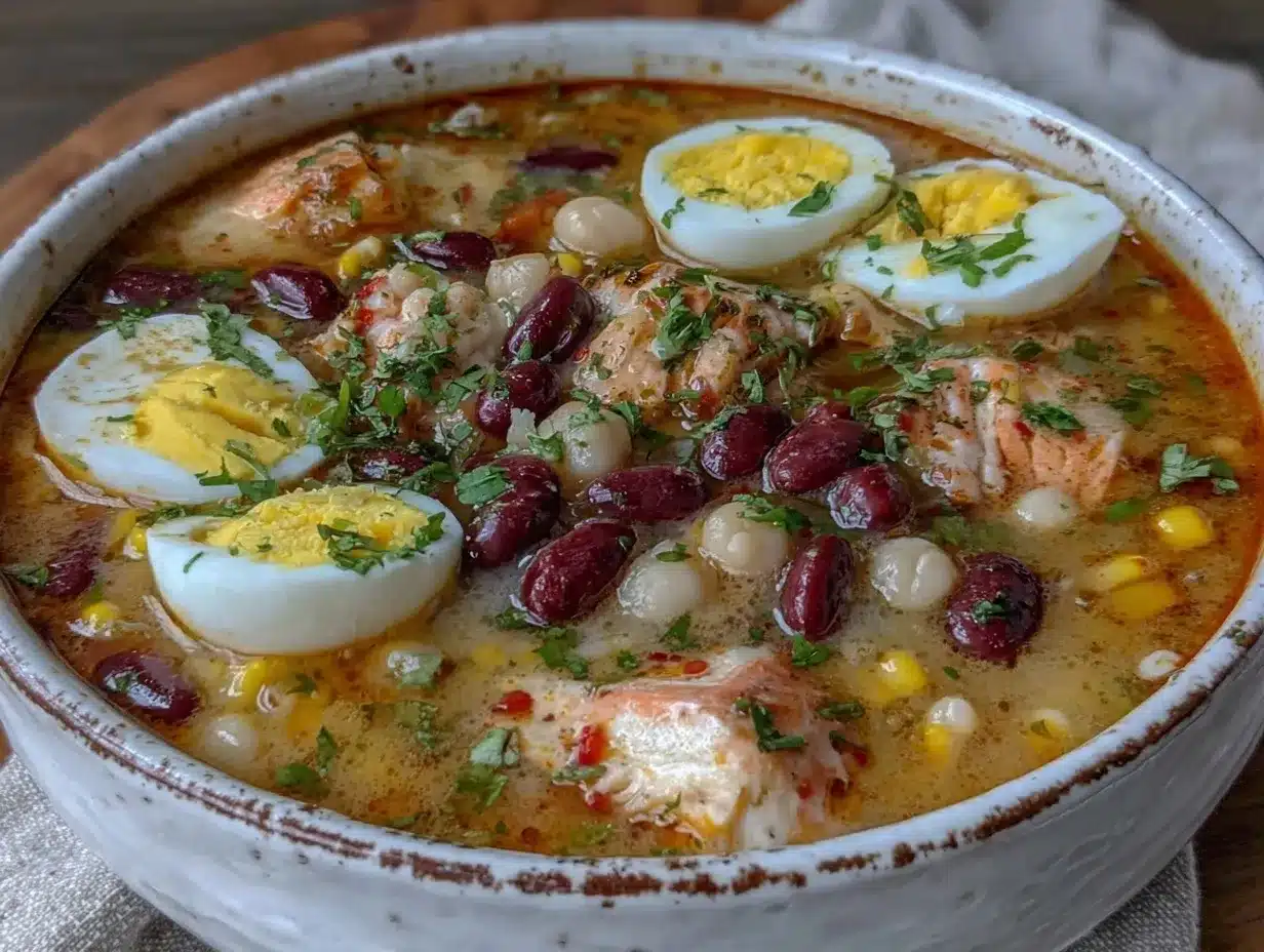 Colombian Fanesca Easter soup preparation steps