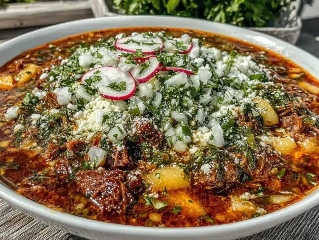 comforting pozole rojo recipe - featured image