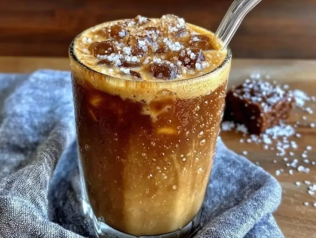 creamy iced protein coffee shake - featured image