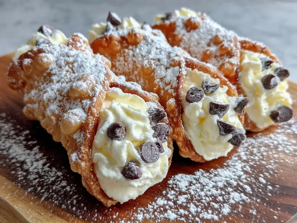 creamy italian cannoli - featured image
