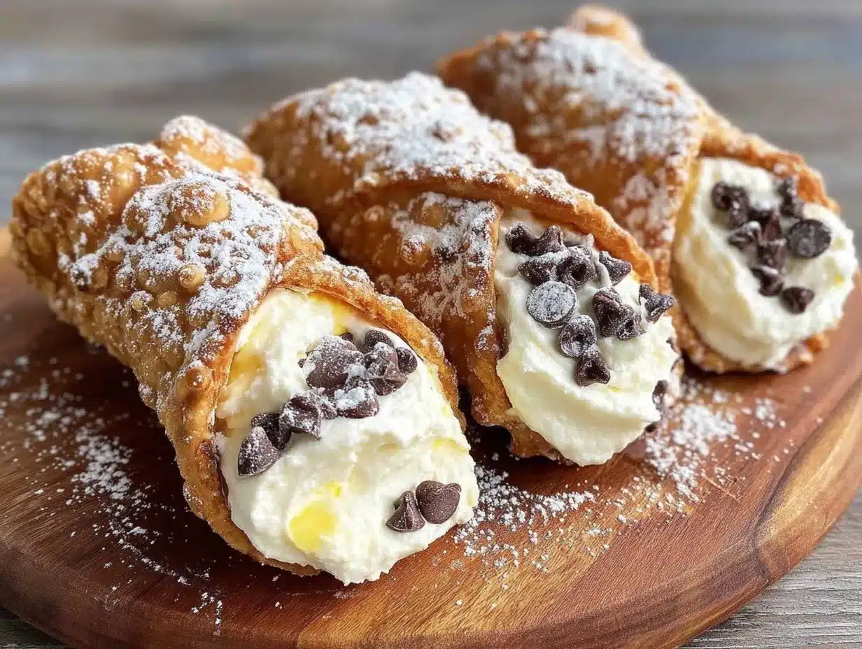 creamy italian cannoli preparation steps