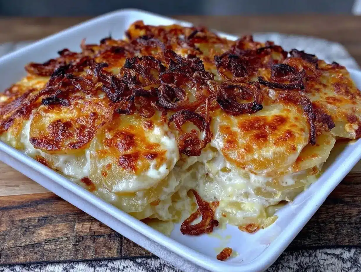creamy scalloped potatoes preparation steps