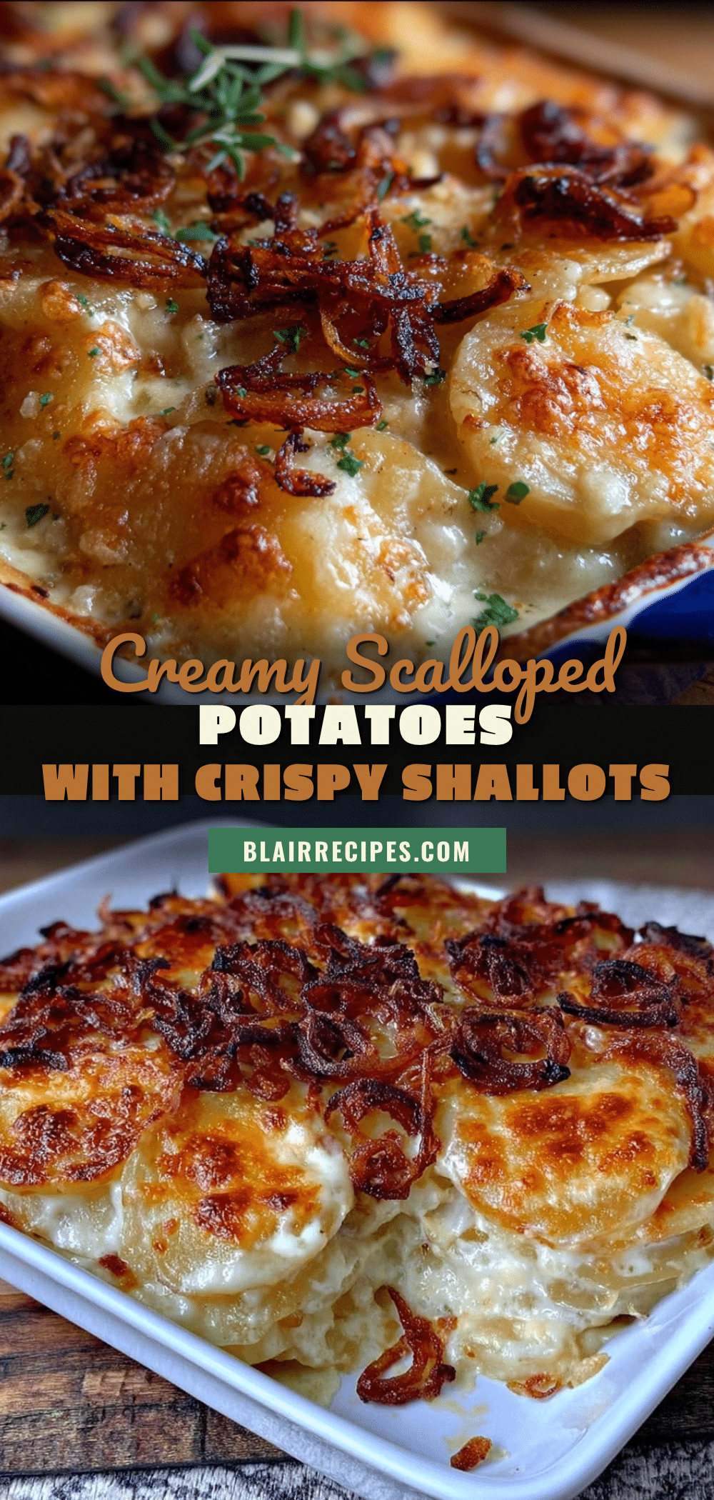 creamy scalloped potatoes recipe