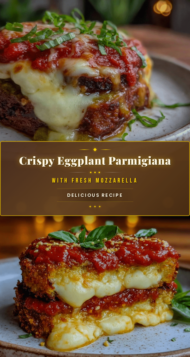 crispy eggplant parmigiana recipe