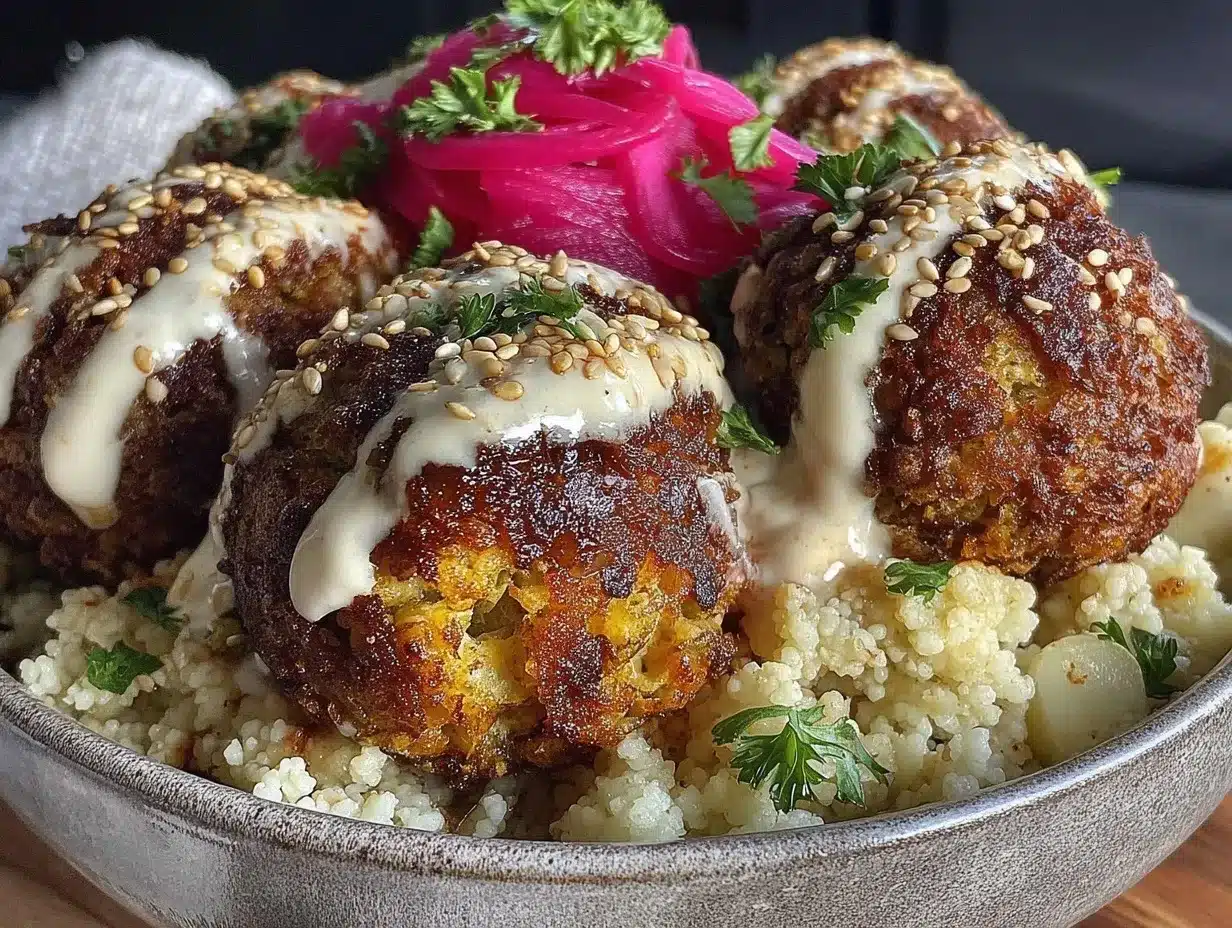 crispy falafel bowl preparation steps