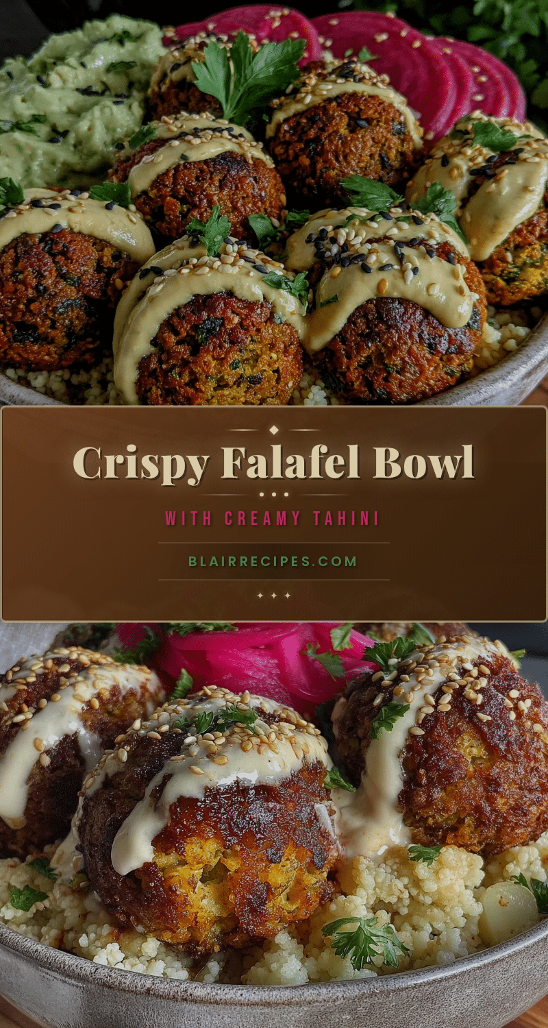 crispy falafel bowl recipe