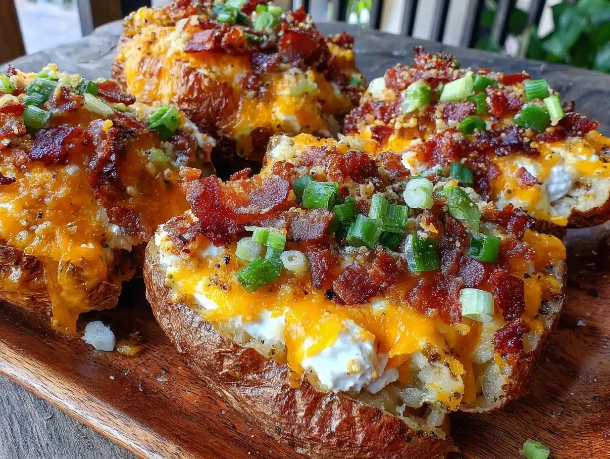 crispy grilled loaded potato foil packets preparation steps