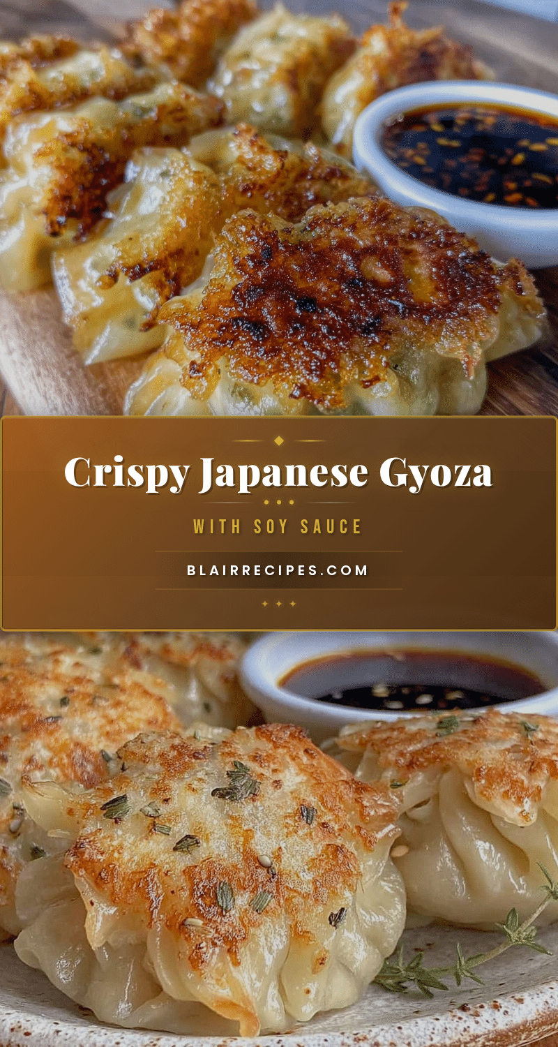 crispy Japanese gyoza dumplings recipe