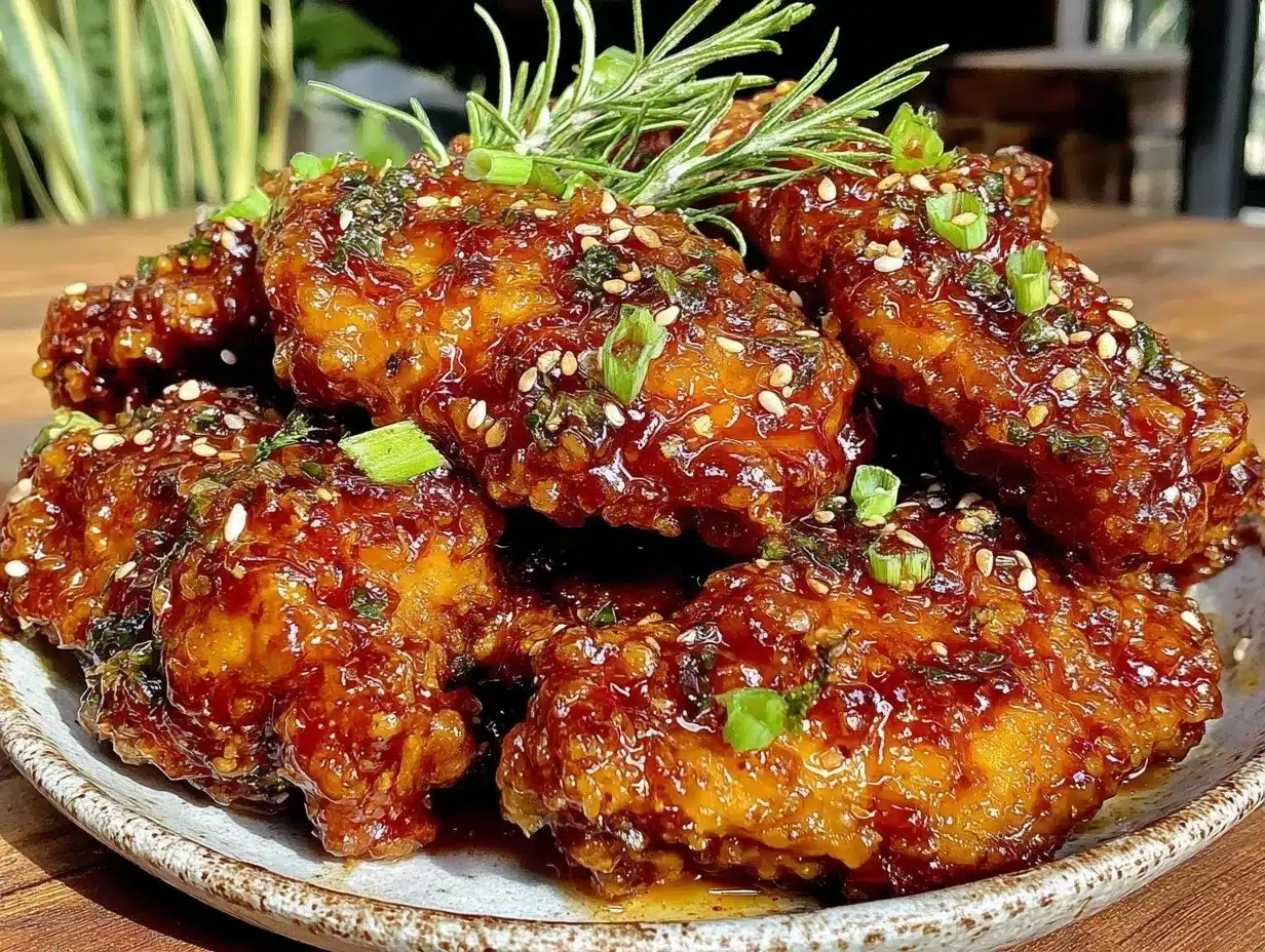 crispy korean fried chicken wings preparation steps