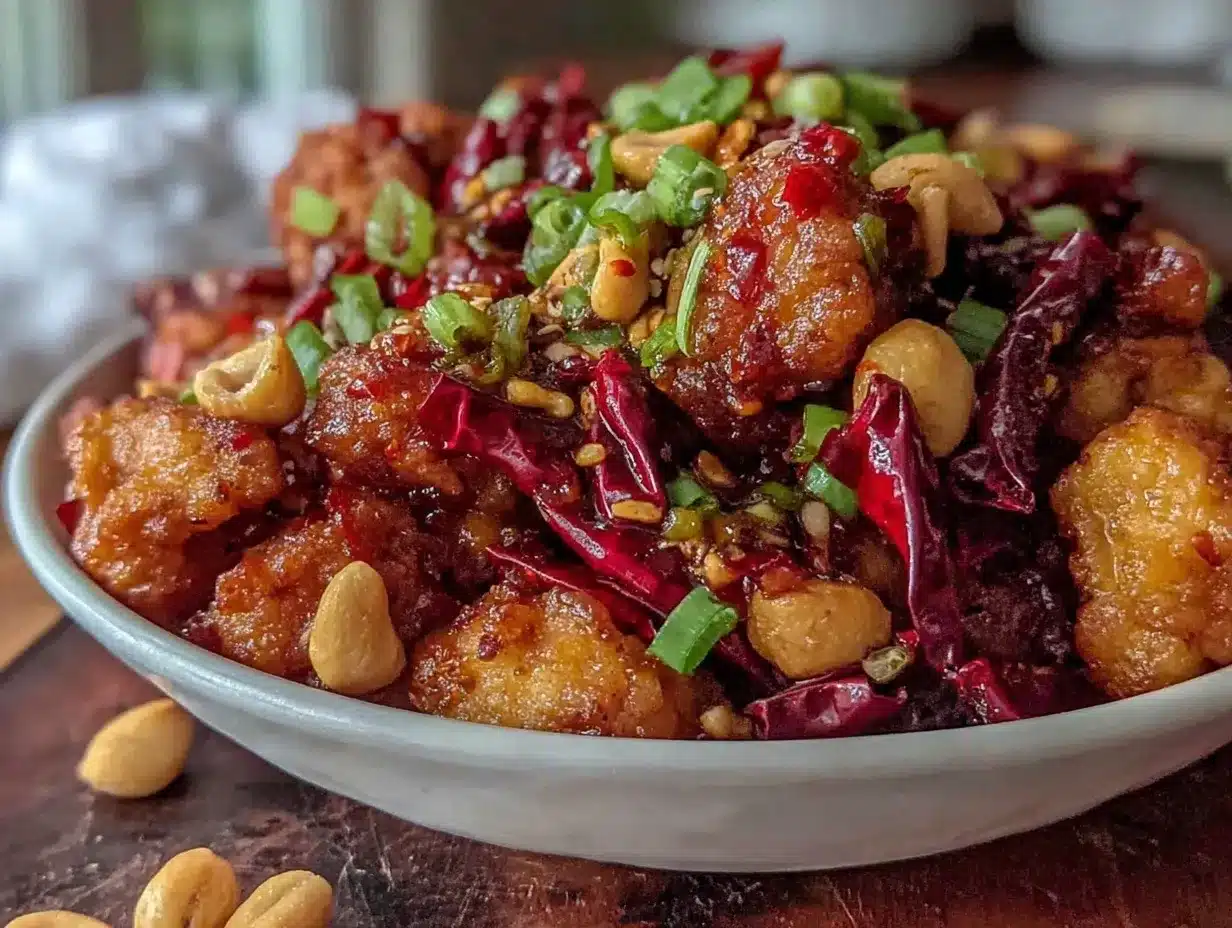 crispy Kung Pao chicken preparation steps
