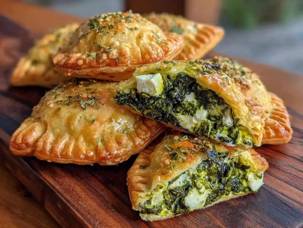 crispy lebanese fatayer spinach hand pies preparation steps