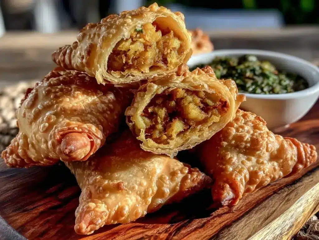 crispy samosas recipe - featured image
