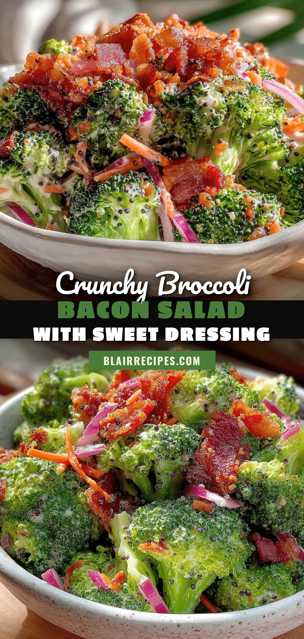 Crunchy Broccoli Bacon Salad recipe