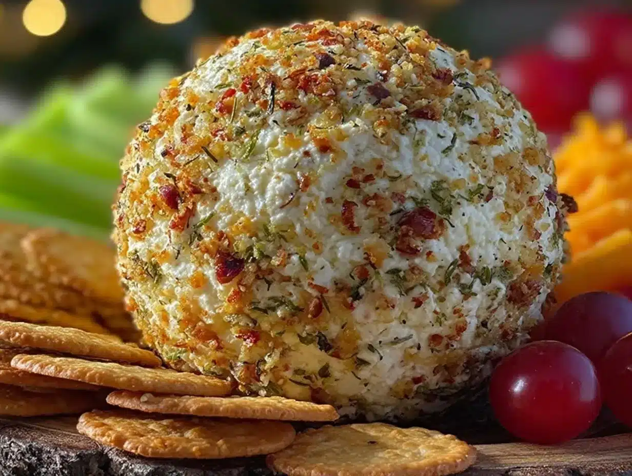 Death Star Cheese Ball preparation steps