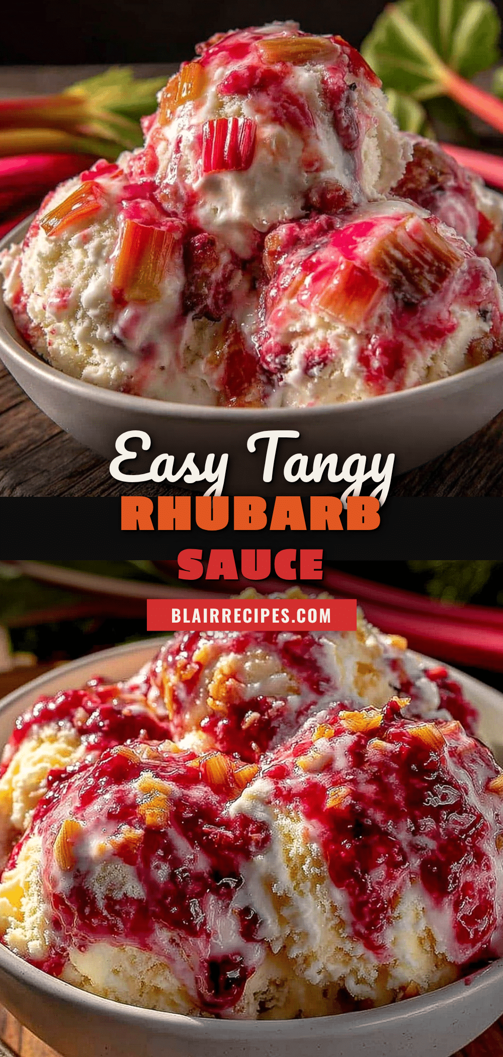 easy rhubarb sauce for ice cream recipe