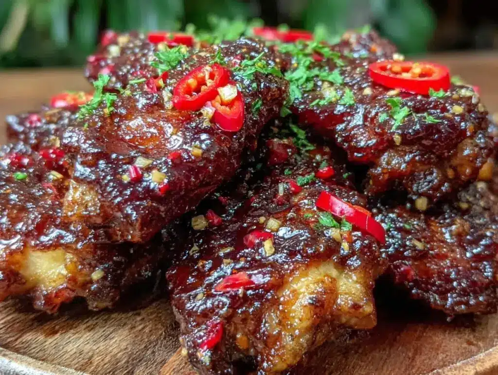 Filipino Chicken Adobo Wings - featured image
