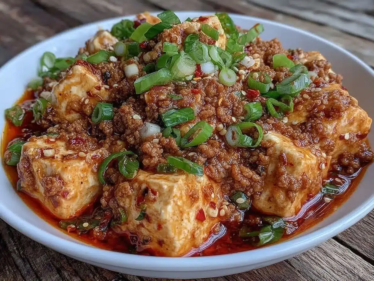 Flavorful Mapo Tofu preparation steps