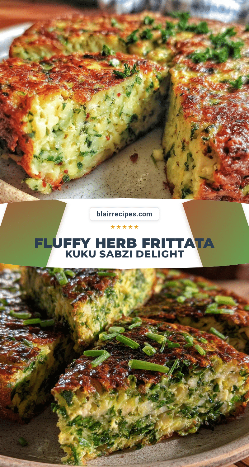 fluffy herb frittata kuku sabzi recipe