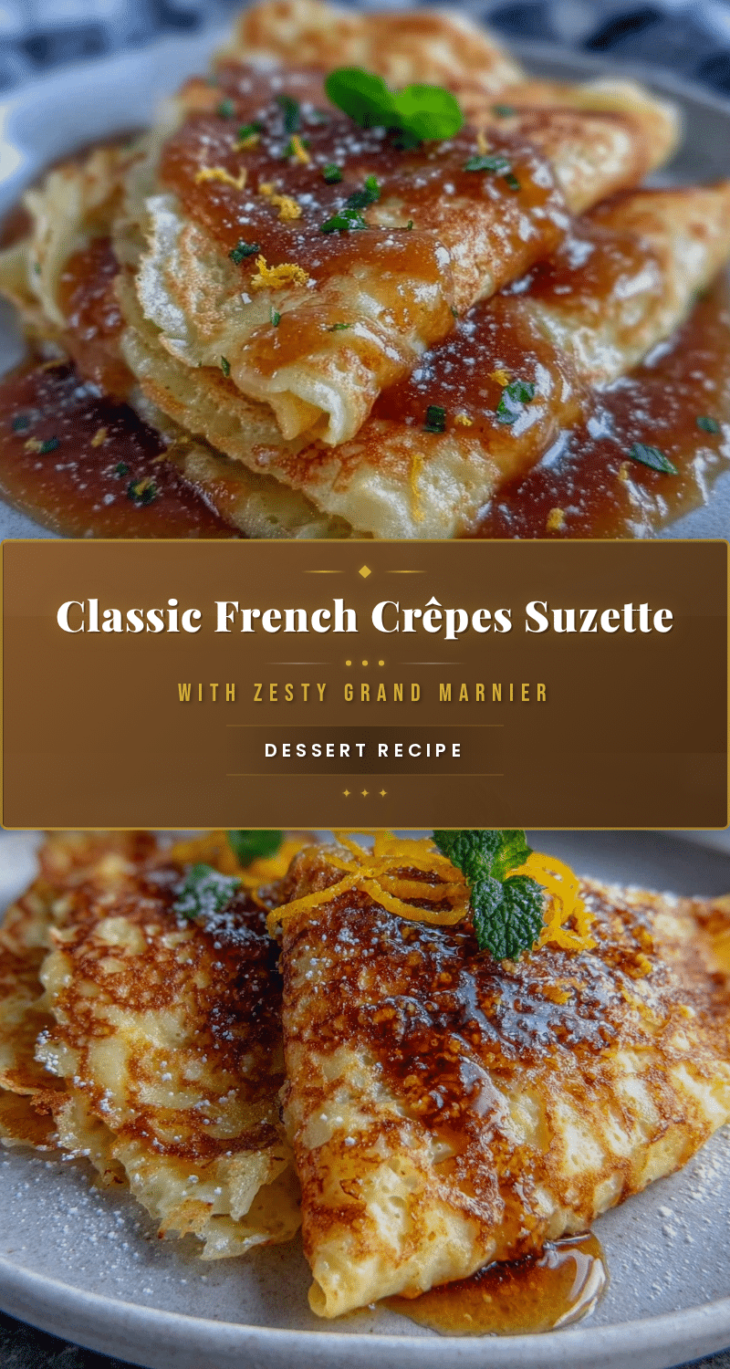 French Crêpes Suzette recipe