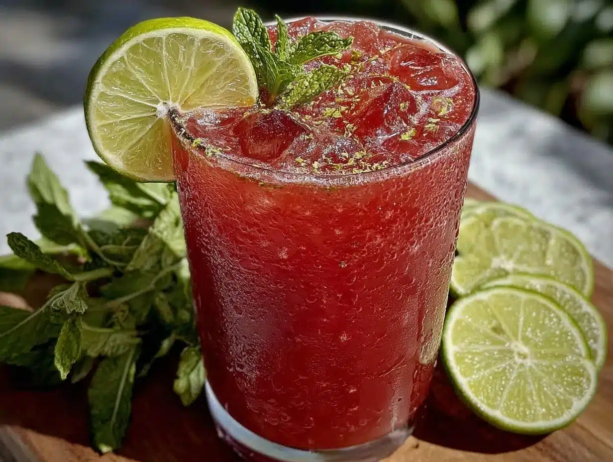 fresh watermelon agua fresca recipe preparation steps