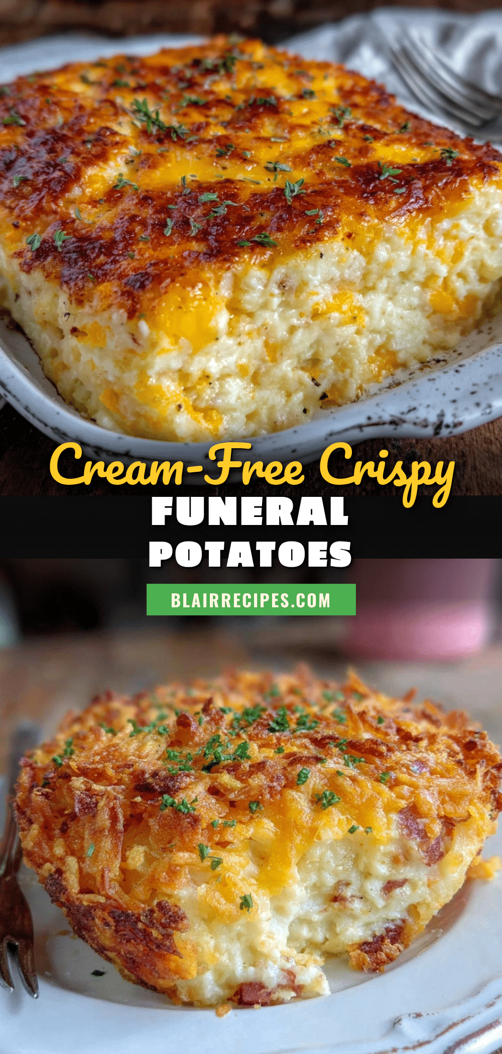 funeral potatoes without cream of chicken soup recipe