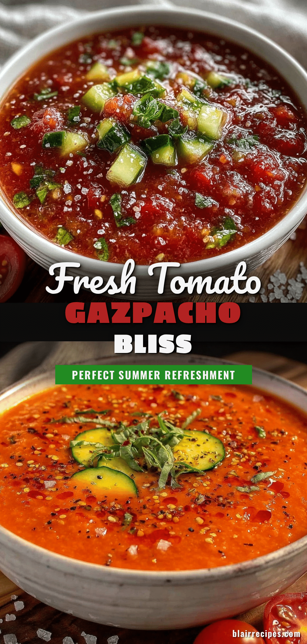 gazpacho from fresh tomatoes recipe