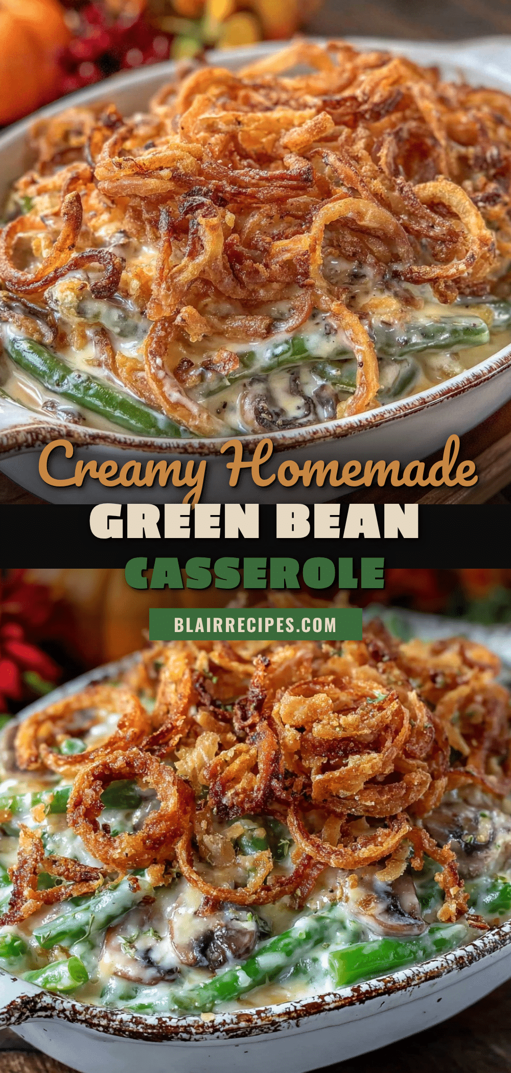 green bean casserole from scratch recipe
