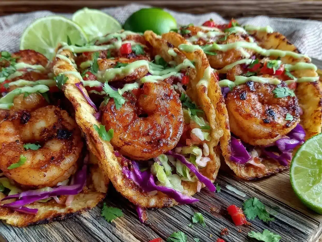 griddle shrimp tacos preparation steps