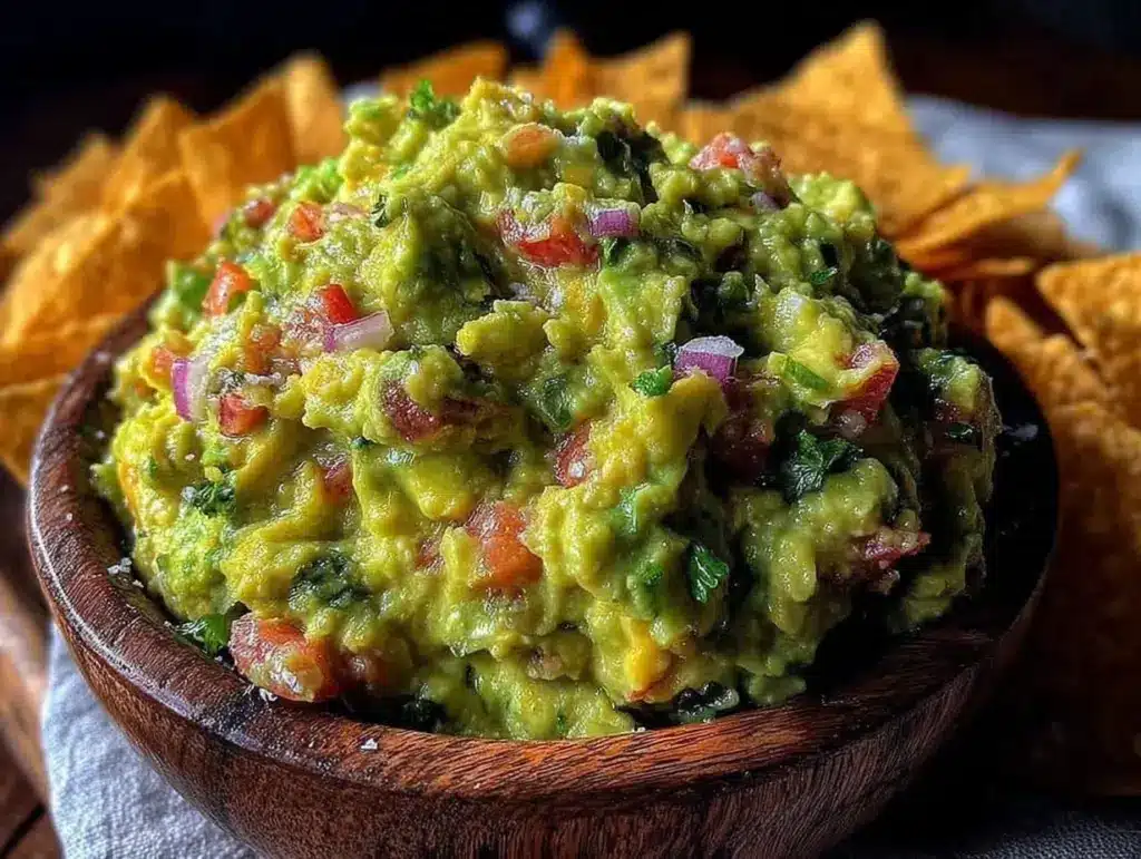 homemade guacamole recipe for a crowd - featured image