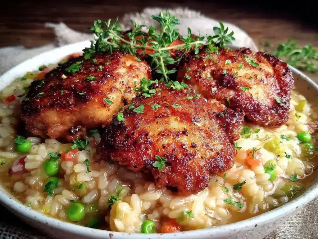 instant pot chicken and rice - featured image
