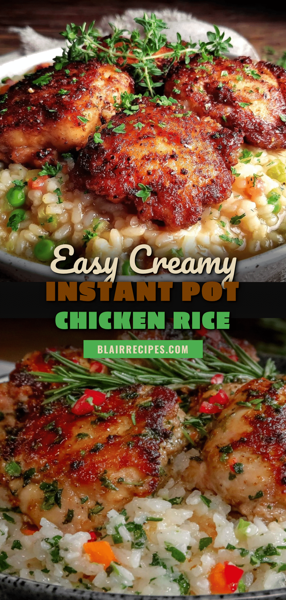 instant pot chicken and rice recipe