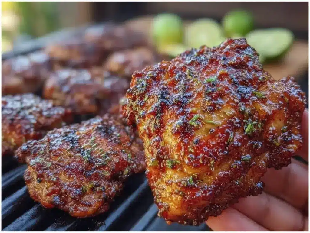 Jamaican jerk chicken thighs - featured image