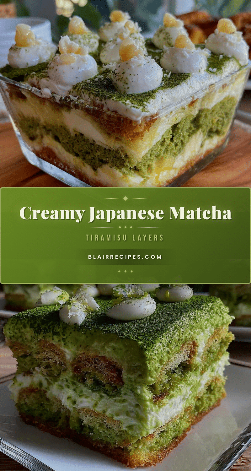 Japanese matcha tiramisu recipe