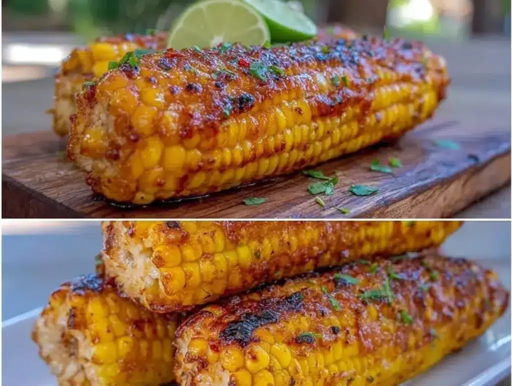 jerk spiced grilled corn - featured image