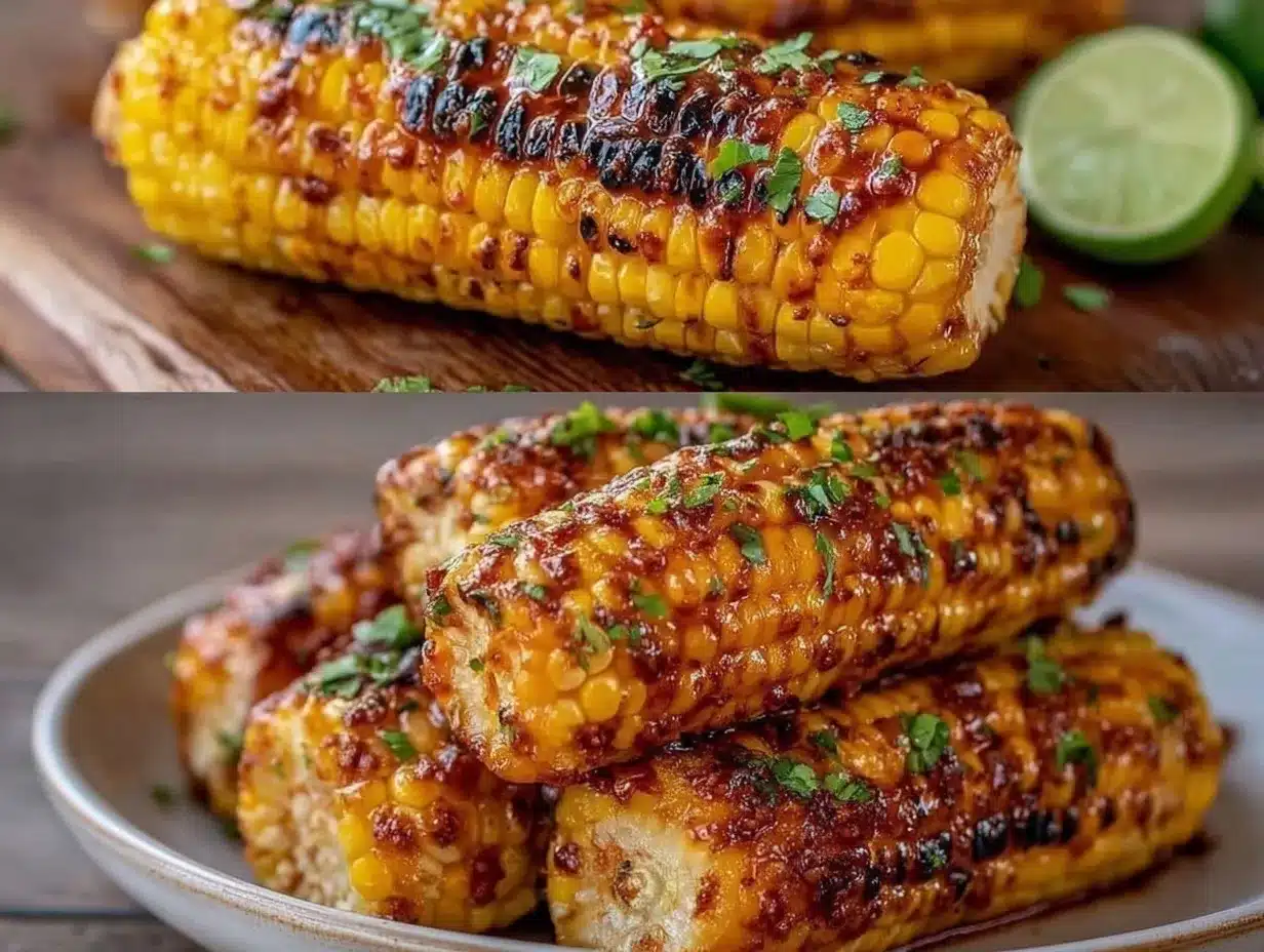 jerk spiced grilled corn preparation steps