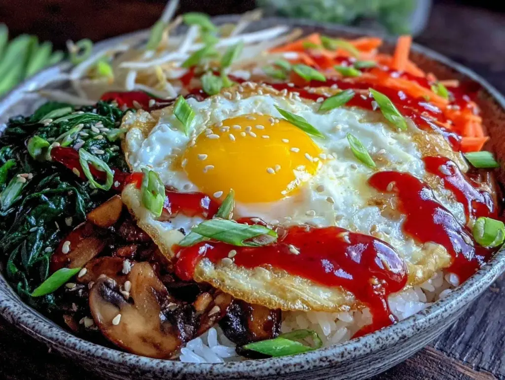 Korean bibimbap bowl - featured image