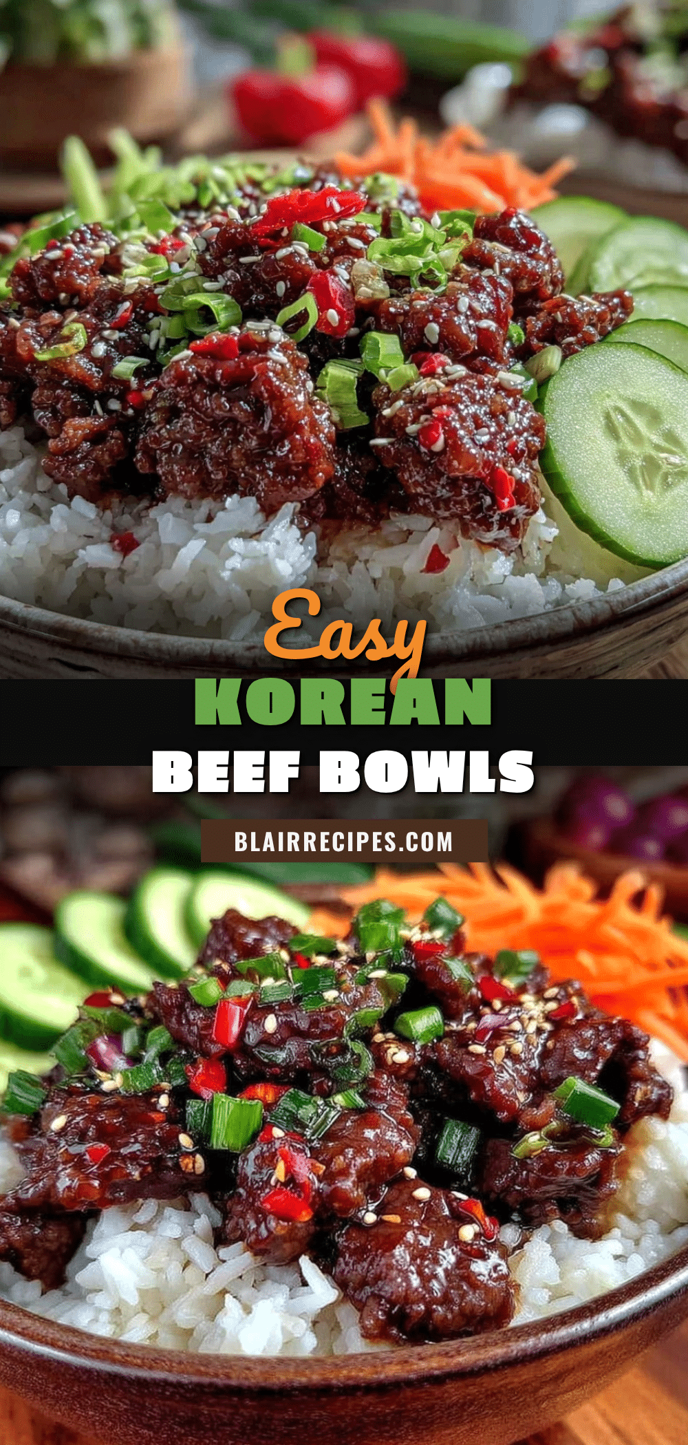 korean ground beef bowls recipe