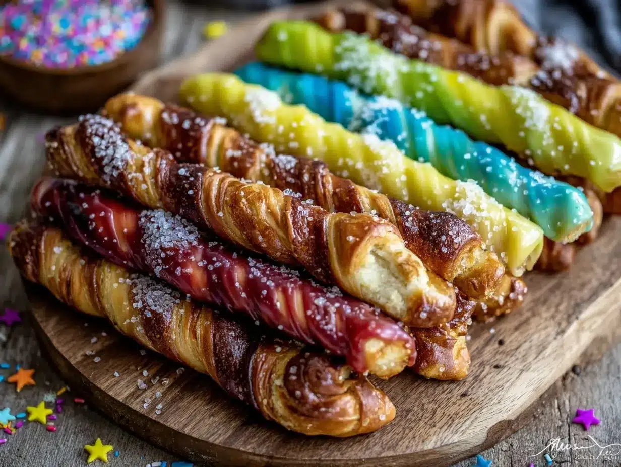 lightsaber pretzel rods preparation steps