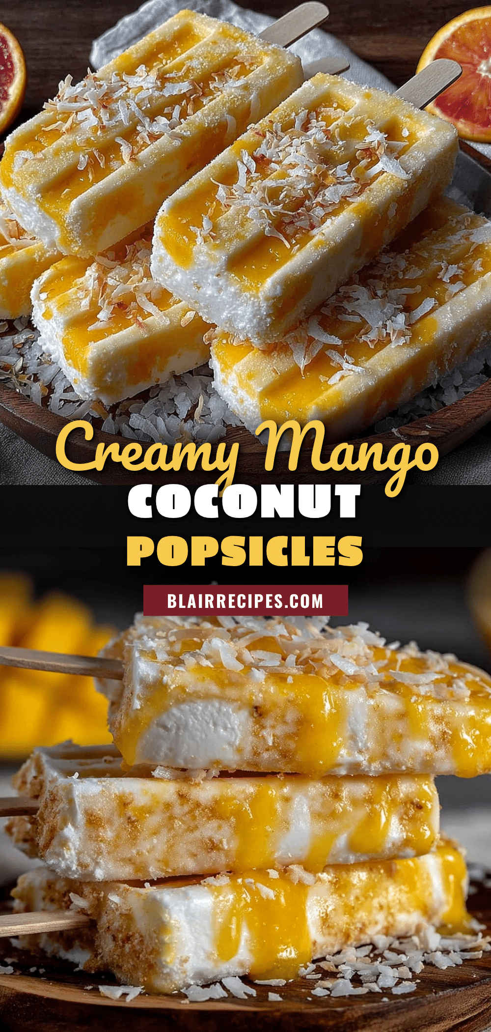 mango coconut popsicles recipe