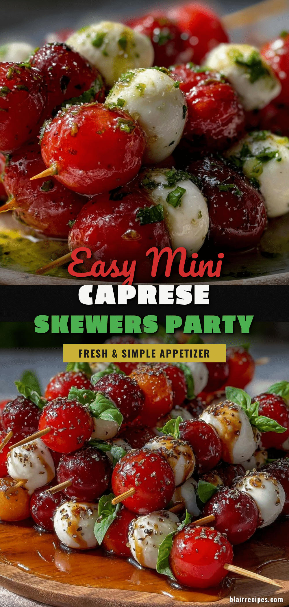 mini Caprese skewers recipe