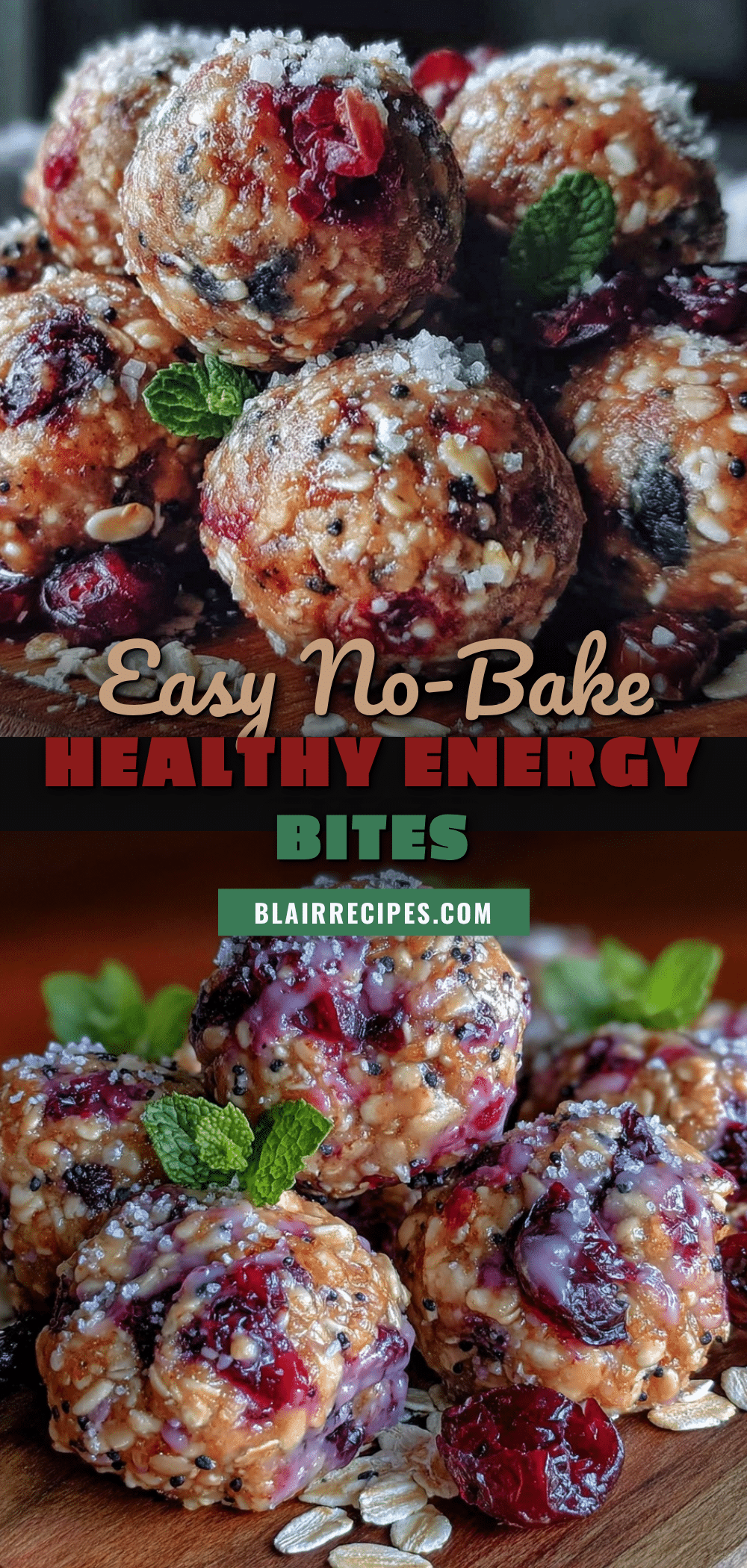 no-bake energy bites for kids recipe