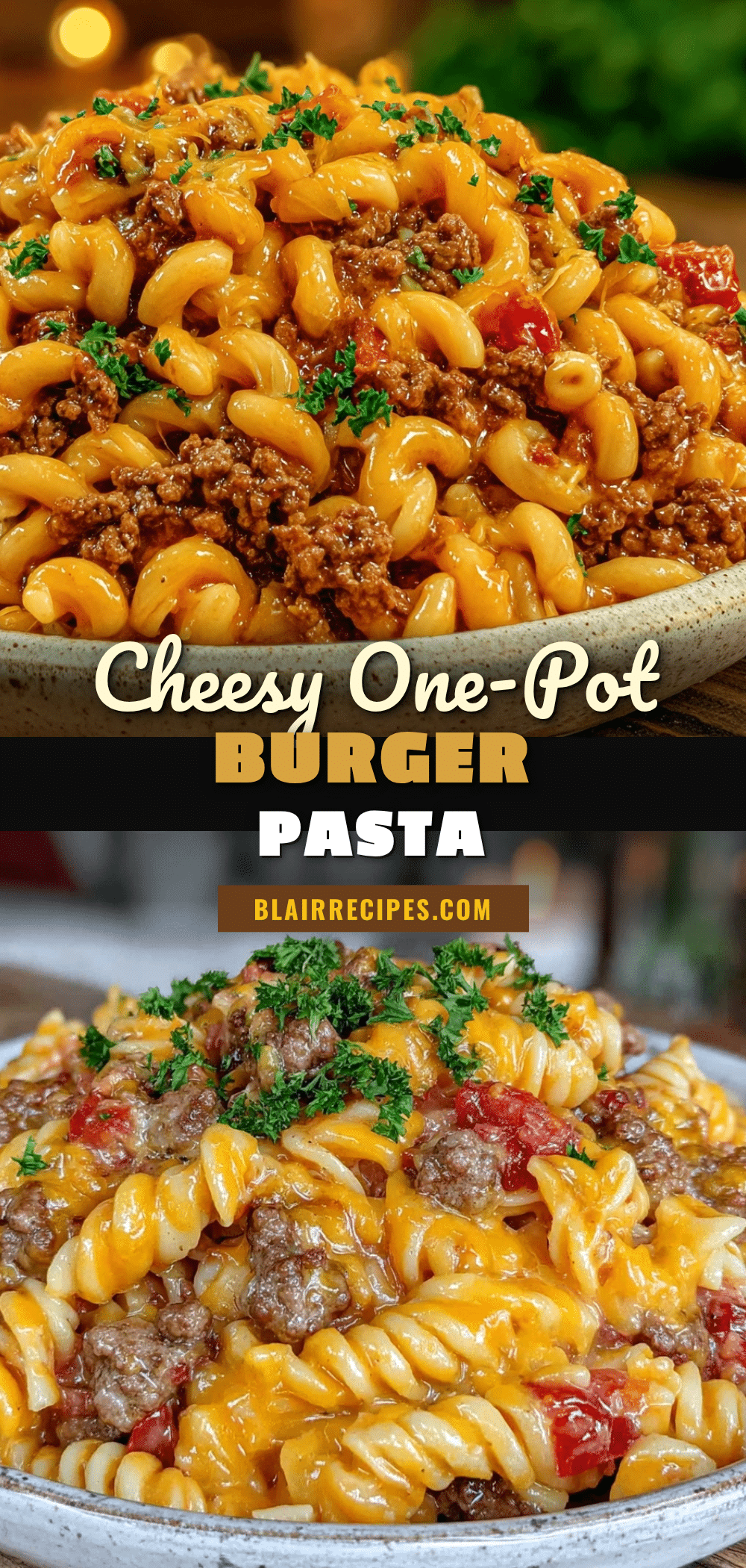 one-pot cheeseburger pasta recipe