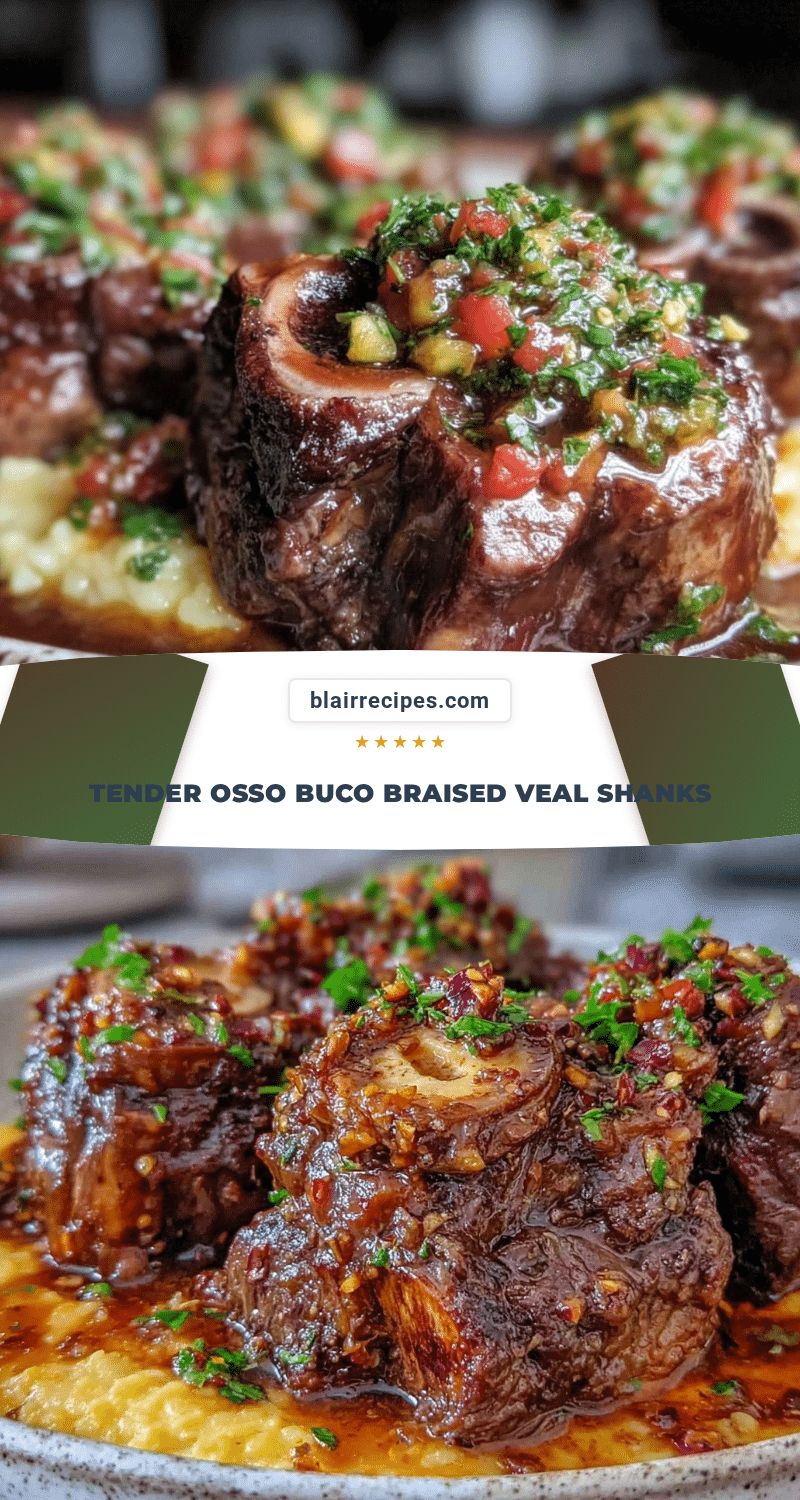 osso buco braised veal shanks recipe
