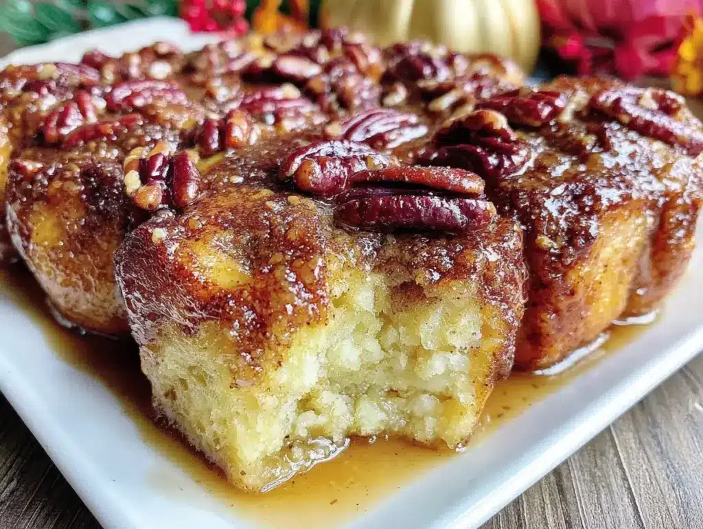 overnight croissant french toast bake - featured image