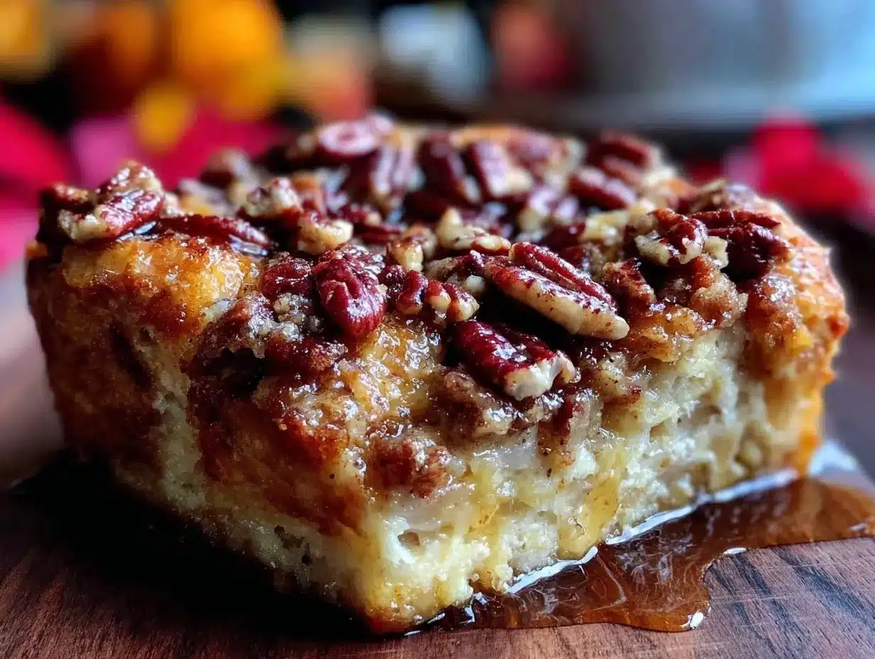 overnight croissant french toast bake preparation steps