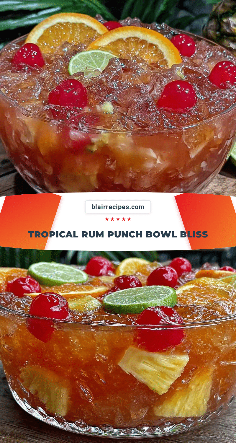 Refreshing Rum Punch Bowl recipe