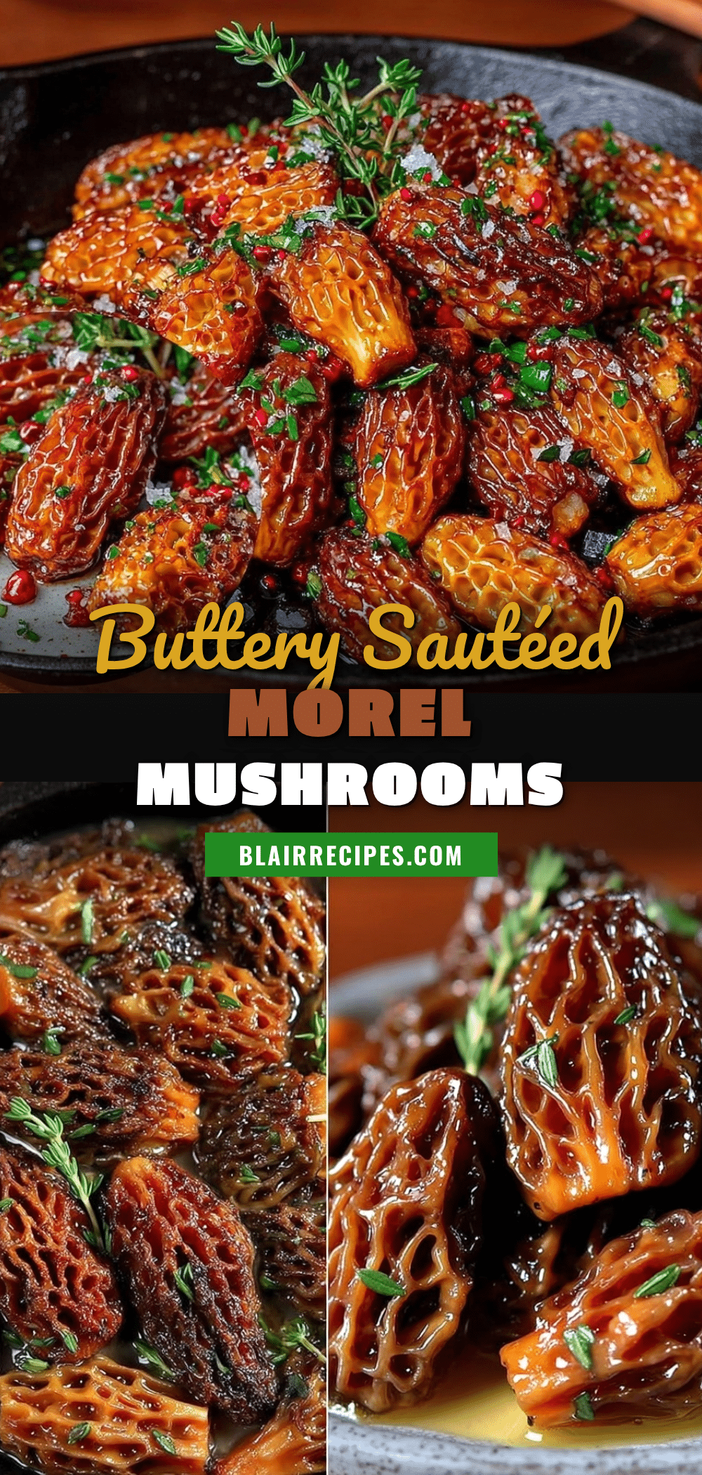 sautéed morel mushrooms in butter recipe