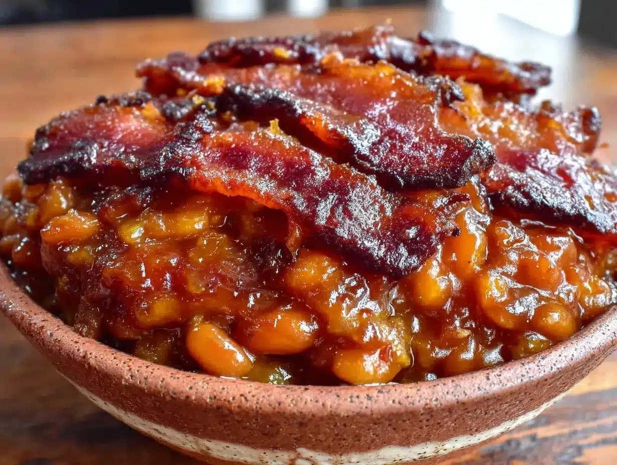 savory crockpot baked beans preparation steps