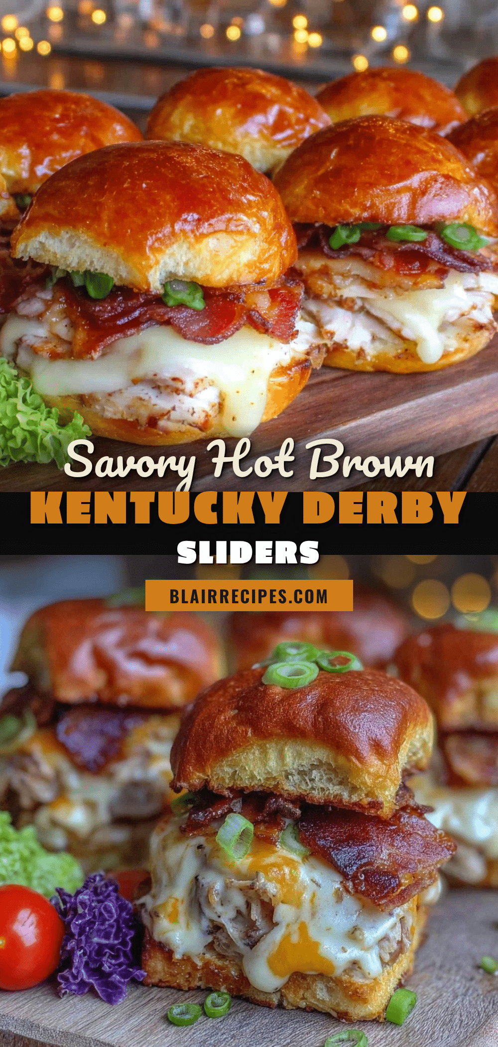 Savory Hot Brown Kentucky Derby Sliders recipe
