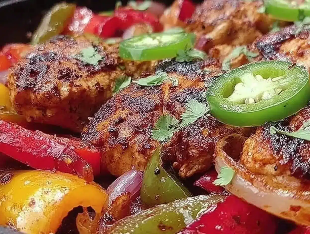sheet pan fajitas for two preparation steps